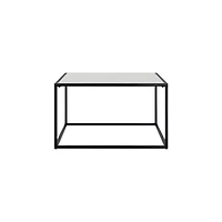 Formiq Table carrée avec plateau en marbre