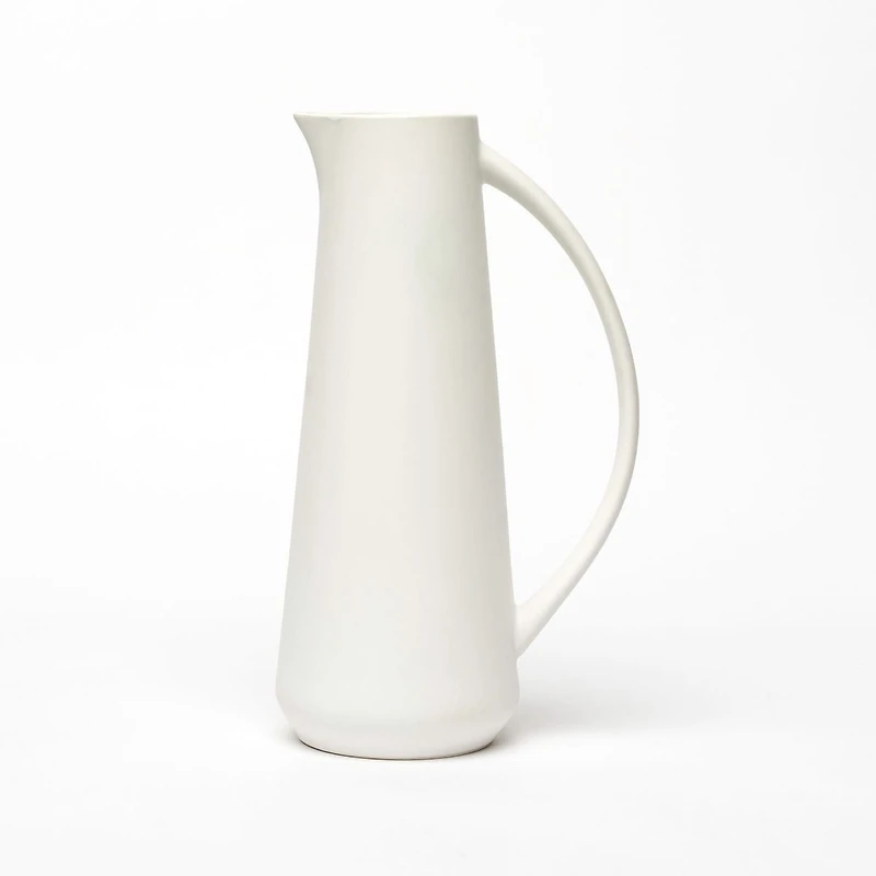 Park West White Pitcher by BIA