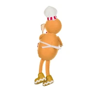 Hanging White Fabric Chef Gingerbread Boy Doll, Pack of 10