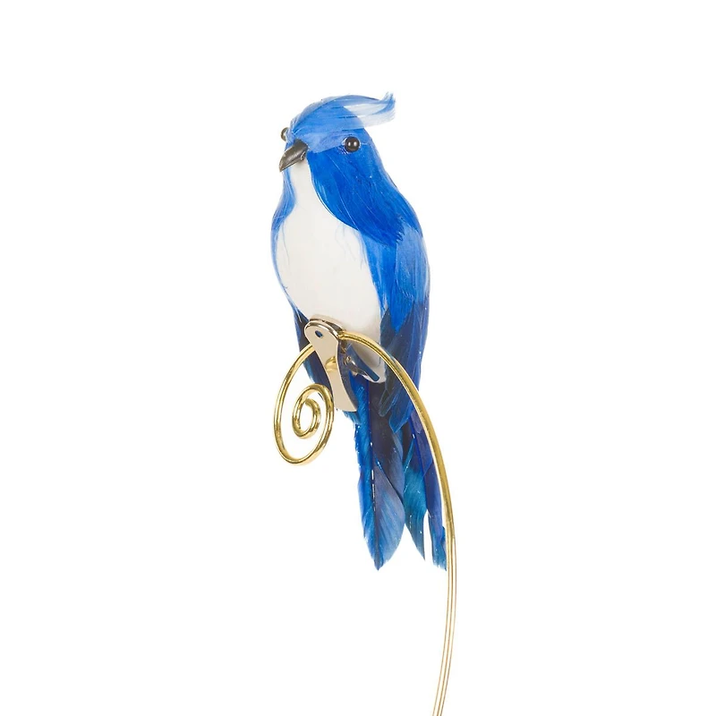 Clip-On Blue Jay Ornament, Pack of 6