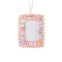 Baby Blue & Pink Resin Photo Frame Ornament for Babies, Pack of 3
