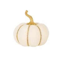 Accents citrouille velours brillant, ensemble de 2