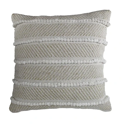 Dunes Cushion - Ivory/Gold