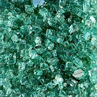 Paramount FireGlass, Luminous Sea Green, 1/2IN,  2 Pack Jars