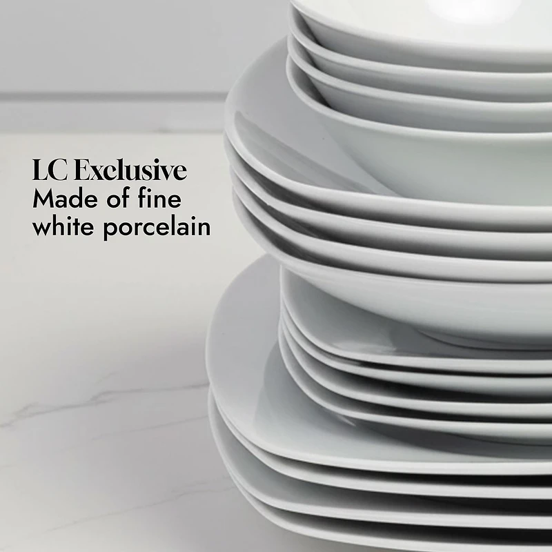 Morgan 16-Piece Dinnerware Set by LC Studio