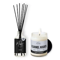 Flannel nights candle and reed - Duo