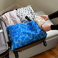 S'WET Odour et Water-Resistant Travel Laundry Bag - Blue