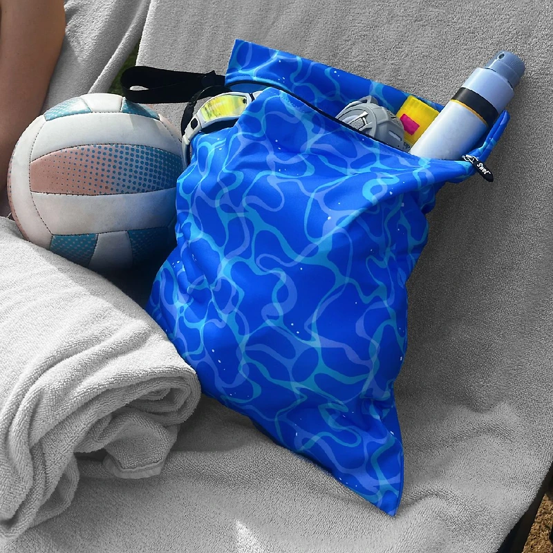 S'WET Odour et Water-Resistant Travel Laundry Bag - Blue