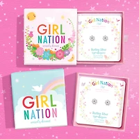 Girl Nation Boucles d'oreilles en argent - Fleurs