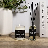Golden hour candle and reed - Duo