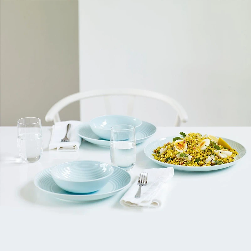 Gordon Ramsay Maze Blue 16-Piece Dinnerware Set