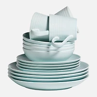 Gordon Ramsay Maze Blue 16-Piece Dinnerware Set