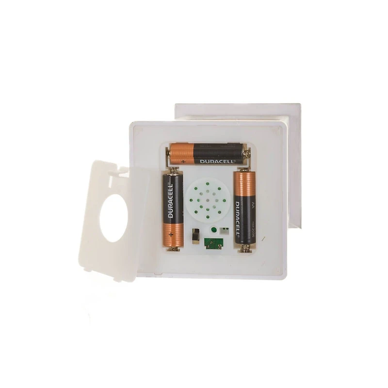 Musical White Plastic Lantern Warm White LED Snow Globe Angel