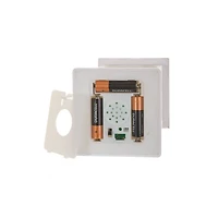 Musical White Plastic Lantern Warm White LED Snow Globe Angel