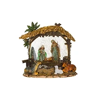 Nativity Stable LED Snow Globe