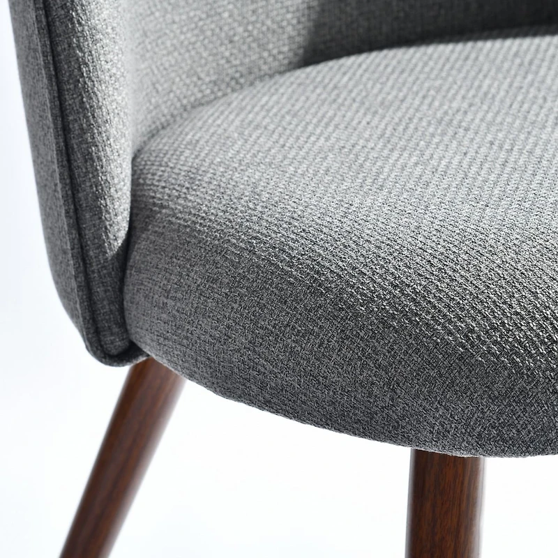 Set of 2 Grey Dining Chairs by Maison Classique