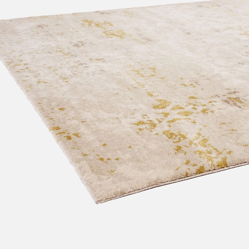 Hawthorne Harmony Carpet - Beige/Lime (5'3" x 7'7")