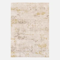 Hawthorne Harmony Carpet - Beige/Lime (5'3" x 7'7")