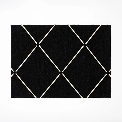 Loze Anti Slip Rug 20x28" - Black