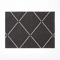 Loze Anti Slip Rug 20x28" - charcoal
