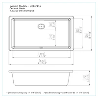 Ilsa Undermount Ceramic Basin