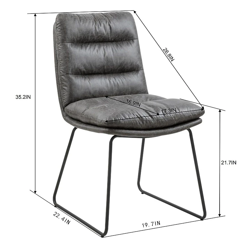 Ensemble de salle à manger rond avec chaises grises, ensemble de 3 - Blanc
