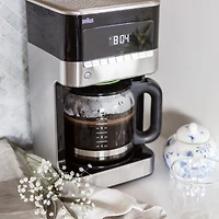 Braun BrewSense Coffee Machine in Stainless Steel/Black