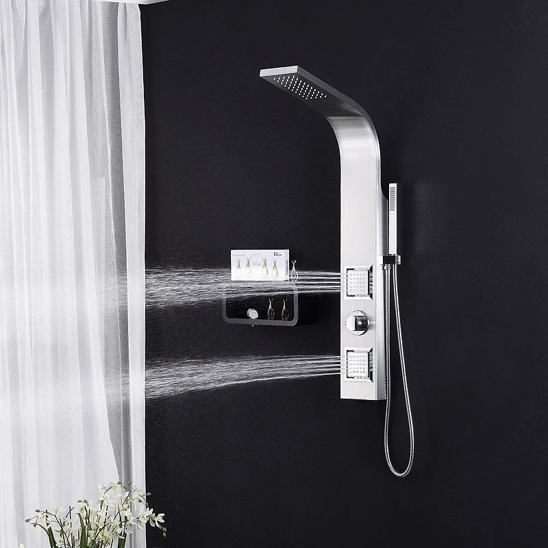 Jarvis Chrome Stainless Steel Shower Column