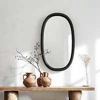 Miroir oval « Home » par Haute Deco