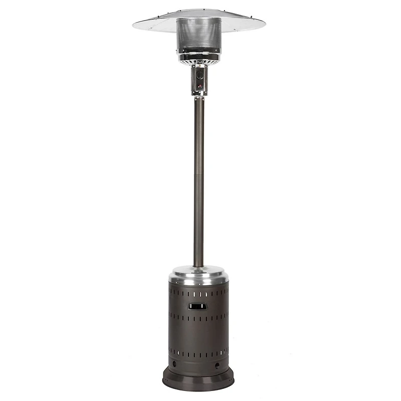 Patio Heater, Mocha and Stainless 