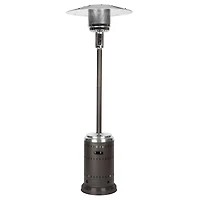 Patio Heater, Mocha and Stainless 