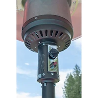 Patio Heater, Mocha and Stainless 