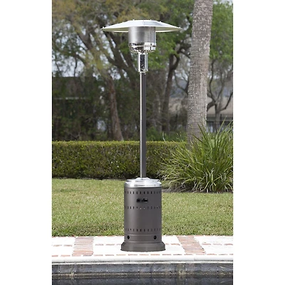 Patio Heater, Mocha and Stainless 