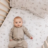 Forest Cotton Change Pad Cover & Crib Fitted Sheet, 2 Pieces