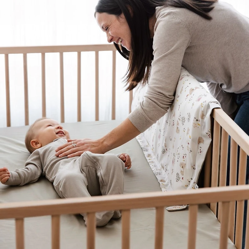 Ensemble de literie en coton pour lit de bébé Ours, 4 pièces