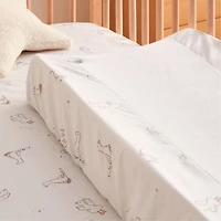 Geese Cotton Change Pad Cover & Crib Fitted Sheet, 2 Pieces