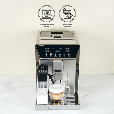 De'Longhi Eletta Evo Fully Automatic Espresso & Cappuccino Machine - Silver
