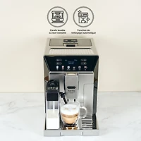 Machine à espresso et cappuccino automatique De'Longhi Eletta Evo - Argent