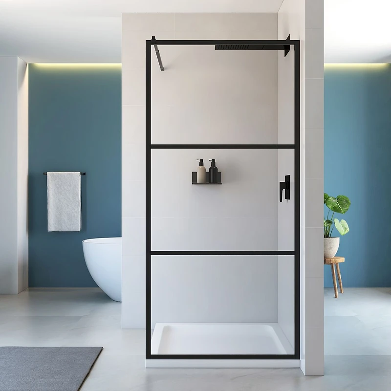 Calmbourne Framed Panels Walk-In Shower