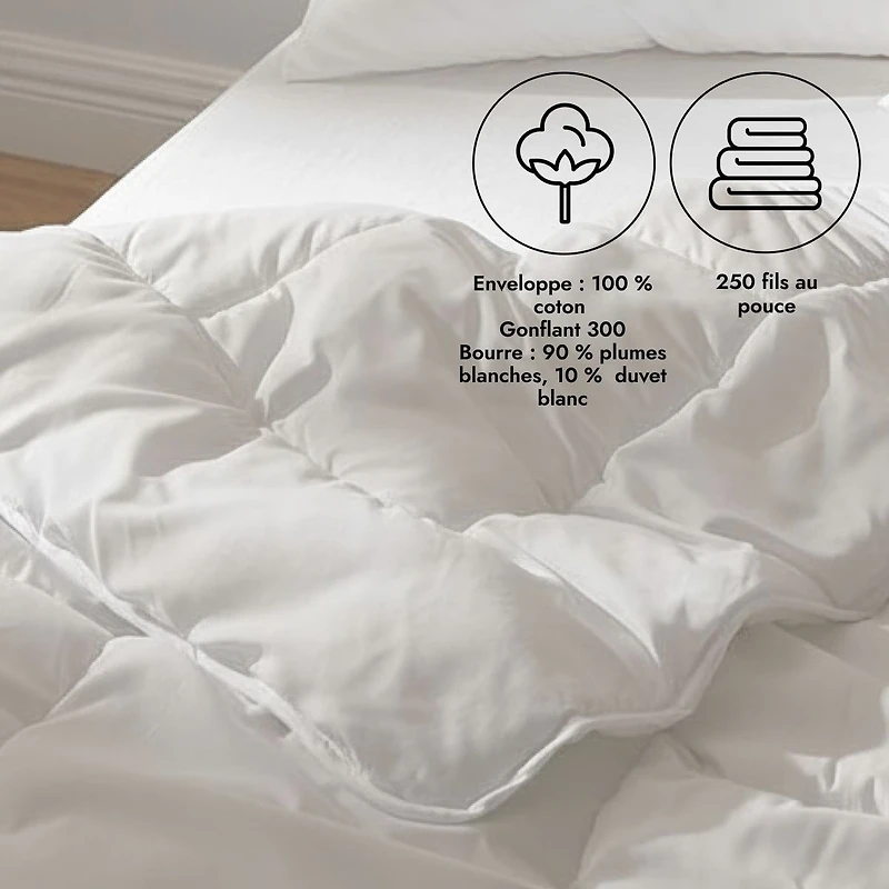 Couette en duvet et plumes Luxurious