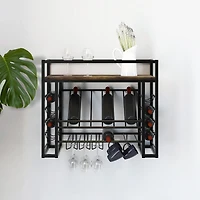 Casier à vin Mathilde - Noir