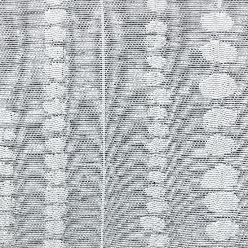Rideau « Mist » au jacquard gris assombrissant à œillets