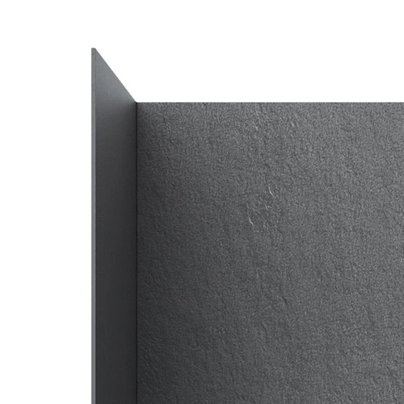 Ebblyn Stone-Effect Shower Wall Panel Surround, Set of 3 - Grey