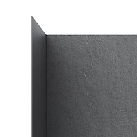 Ebblyn Stone-Effect Shower Wall Panel Surround, Set of 3 - Grey