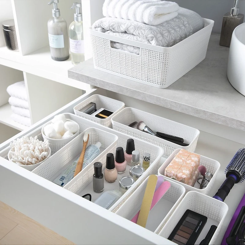 Weaver Organisers 10 pieces - White