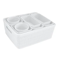 Weaver Organisers 10 pieces - White
