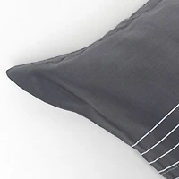 Multistripe Lurex Euro Sham