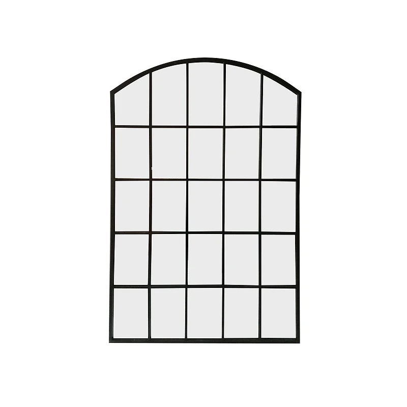 Ordain Matte Black Metal Mirror