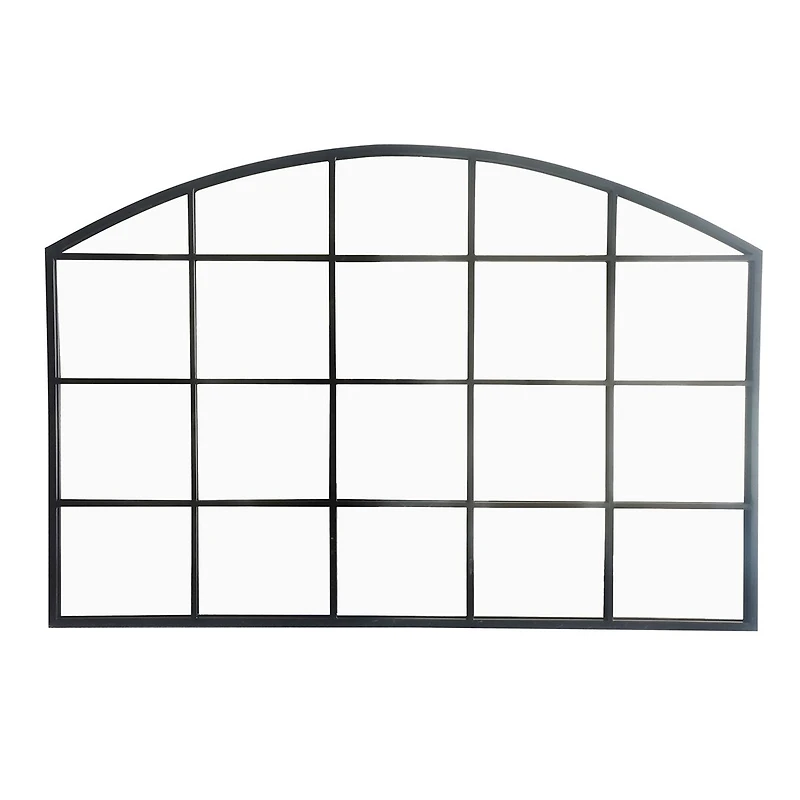 Ordain Matte Black Arched Mirror