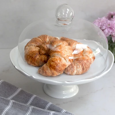 Pedestal Cake Plate and Dome